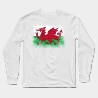 Wales Flag Long Sleeve T-Shirt